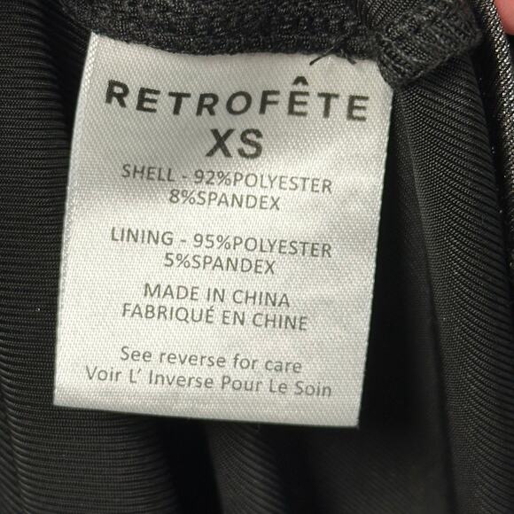 NWT Retrofete Strapless Formal Josie Dress in Gunmetal Metallic Gray Womens XS - Picture 6 of 12